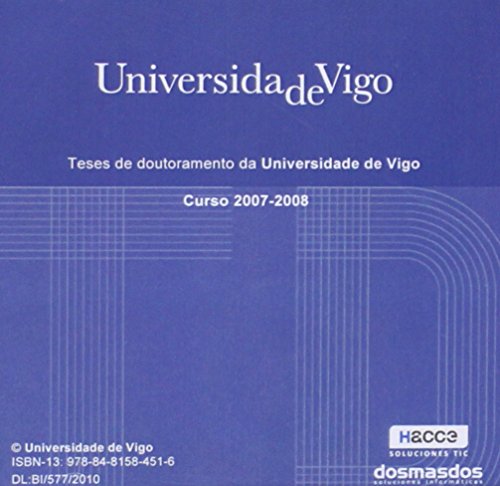 9788481583465: Teses de doutoramento da Universidade de Vigo. Curso 2005-2006