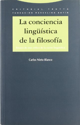 9788481641370: La Conciencia Lingüística De La Filosofía (ESTRUCTURAS Y PROCESOS - FILOSOFIA)