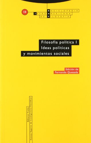 9788481641417: Filosofa poltica I. Ideas polticas y movimientos sociales: Vol. 13