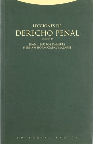 9788481641868: Lecciones de Derecho Penal Vol. 1 (Spanish Edition)