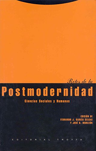 9788481642728: Retos de la postmodernidad: Ciencias Sociales y Humanas