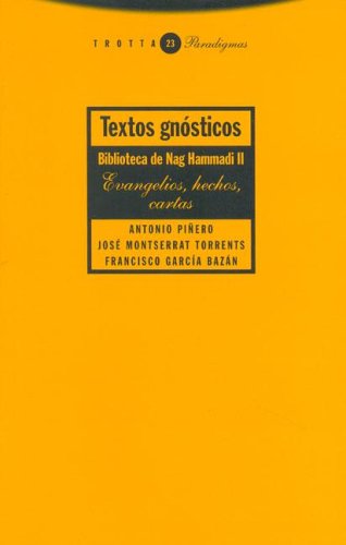 9788481643053: Textos Gnosticos (Coleccion Paradigmas)
