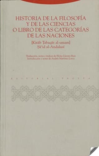 Historia de la filosofía y de las ciencias o Libro de las categorías de las naciones. ( Kitab Tab...