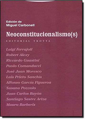 Imagen de archivo de NEOCONSTITUCIONALISMO(S) a la venta por KALAMO LIBROS, S.L.