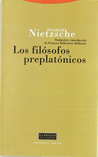 Imagen de archivo de Filosofos preplatonicos/ Pre-Platonic Philosophers a la venta por Revaluation Books