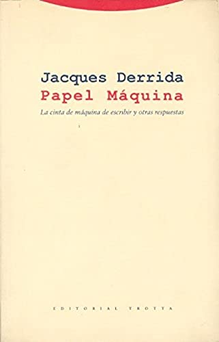 Imagen de archivo de Papel Maquina a la venta por Reuseabook