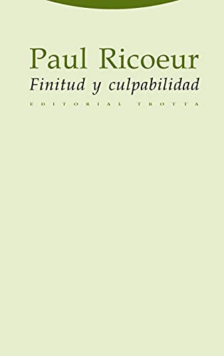 Finitud y culpabilidad (9788481646641) by Ricoeur, Paul