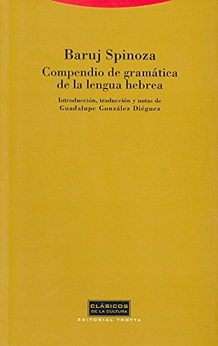 Compendio de gramÃ¡tica de la lengua hebrea (9788481647518) by Spinoza, Baruj