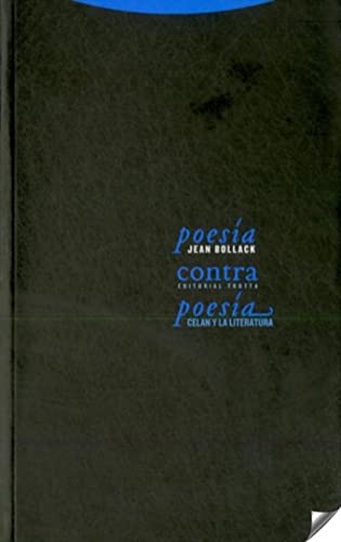 Poesia Contra Poesia. Celan y la literatura