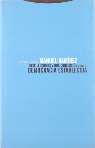 Imagen de archivo de Siete lecciones y una conclusin sobre la democracia establecida a la venta por MARCIAL PONS LIBRERO