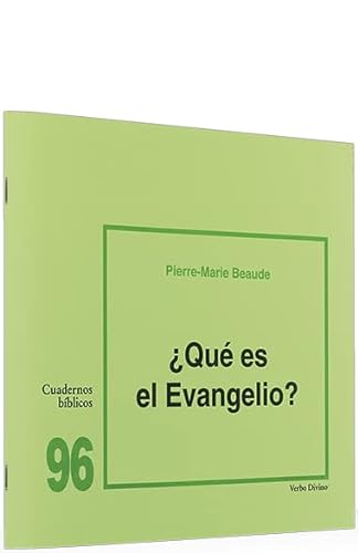 9788481692235: Que Es El Evangelio: Cuaderno Bblico 96 (Cuadernos Bblicos)