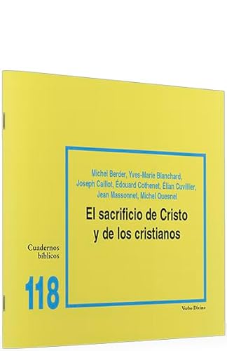 Beispielbild fr El sacrificio de Cristo y de los cristianos zum Verkauf von Iridium_Books