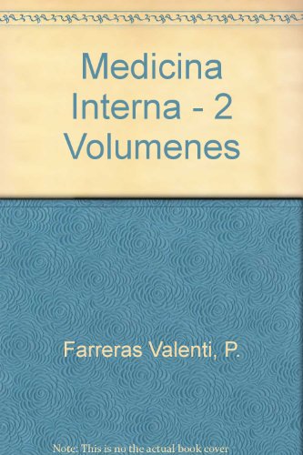 Imagen de archivo de Medicina interna, volumen II a la venta por LibroUsado | TikBooks