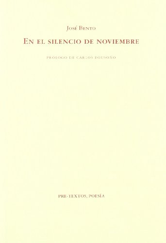 9788481913033: En el silencio de noviembre ( Poesa) (Spanish Edition)