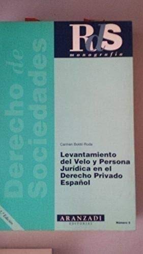 Imagen de archivo de Levantamiento Del Velo y Persona Jurdica en el Derecho Privado Espaol a la venta por Hamelyn