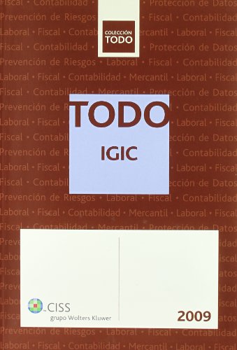 Imagen de archivo de Todo IGIC 2009 a la venta por Iridium_Books