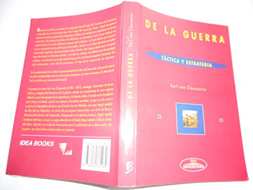 de La Guerra - Tactica y Estrategia (Spanish Edition) (9788482361284) by Karl Von Clausewitz