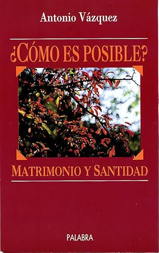 Imagen de archivo de Matrimonio y santidad. ?C?mo es posible?: ?C?mo es posible? a la venta por SecondSale