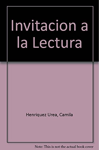 9788482803319: Invitacion a la Lectura (Spanish Edition)
