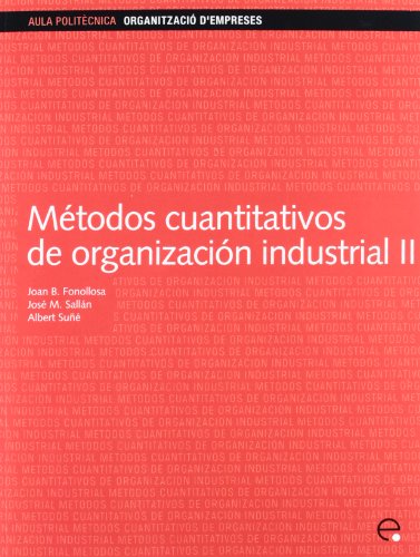 Stock image for Mtodos cuantitativos de organizacin industrial II for sale by Buchpark