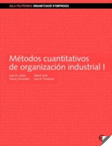 Imagen de archivo de Mtodos cuantitativos de organizacin industrial I a la venta por Hilando Libros