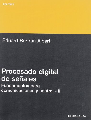 Imagen de archivo de Procesado digital de seales - II a la venta por Hilando Libros