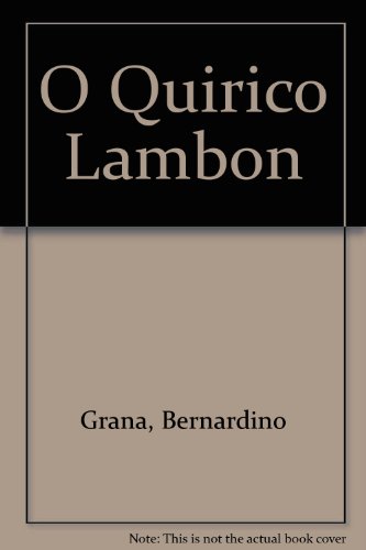 Beispielbild fr O Quirico Lambon zum Verkauf von Hamelyn