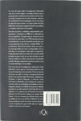 9788483107409: Senior Service: Biografa de un editor (Spanish Edition)