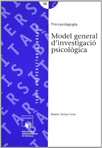Stock image for Model general d'investigaci psicolgica / for sale by Puvill Libros