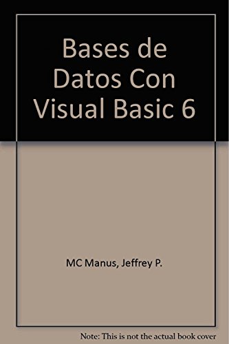 Imagen de archivo de Bases de datos con Visual Basic 6 a la venta por Hamelyn