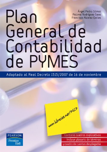 Stock image for Plan General de Contabilidad para Pymes for sale by Librera Prez Galds