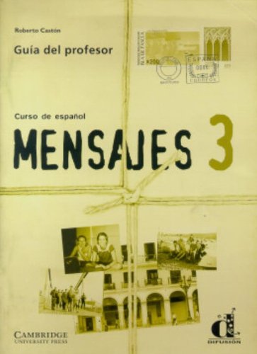 Stock image for Mensajes 3 Libro del profesor (Spanish Edition) for sale by Iridium_Books