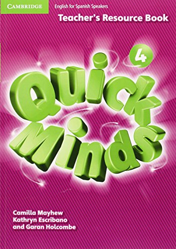 Stock image for Quick Minds Level 4 Teacher's Resource Book Spanish Edition for sale by Blackwell's