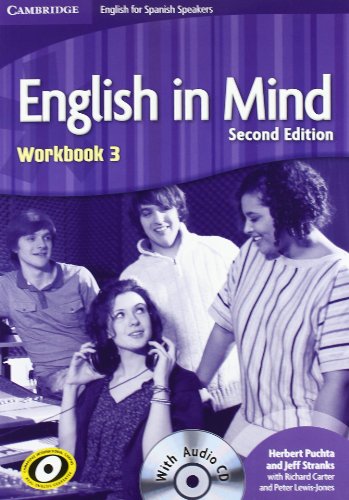 Imagen de archivo de English in Mind for Spanish Speakers 3 Workbook with Audio Cd - 9788483234969 a la venta por Hamelyn