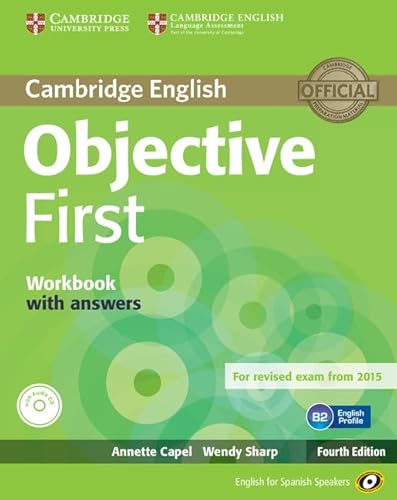 Stock image for Objective First for Spanish Speakers Workbook with Answers with Audio CD for sale by Revaluation Books