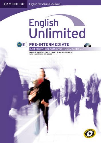 9788483237342: English unlimited for spanish speakers pre-intermediate self-study pack (workbook with dvd-rom and audio cd) (Edicin para Espaa) (SIN COLECCION)