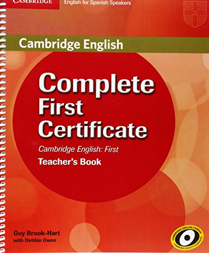 Stock image for Complete First Certificate for Spanish Speakers Teacher's Book for sale by Iridium_Books