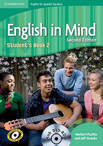 Imagen de archivo de English in Mind for Spanish Speakers Level 2 Student's Book with DVD-ROM 2nd Edition a la venta por medimops