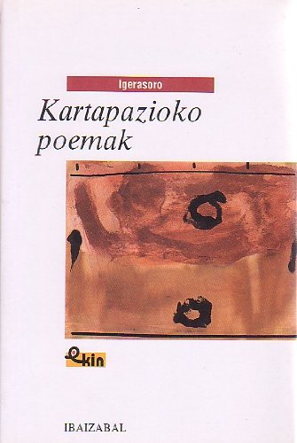 Imagen de archivo de Kartapazioko Poemak a la venta por Hamelyn