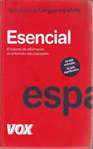 Beispielbild fr Diccionario esencial de la lengua espanola/ Essential Spanish Language Dictionary zum Verkauf von AwesomeBooks