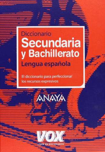 Stock image for Diccionario de secundaria y bachillerato (Vox - Lengua Espaola - Diccionarios Escolares) for sale by medimops