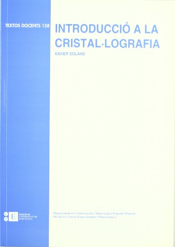 9788483381243: Introducci a la cristallografia