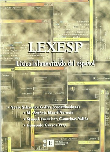 Stock image for LEXESP: LEXICO INFORMATIZADO DEL ESPAOL (CD-ROM + FOLLETO) for sale by KALAMO LIBROS, S.L.