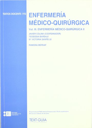 Imagen de archivo de Enfermera mdico-quirrgica. Vol. III. Enfermera mdico-quirrgica II a la venta por Zilis Select Books