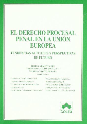 Beispielbild fr El Derecho Procesal Penal en la Unin Europea . tendencias y perspectivas de futuro zum Verkauf von Librera Monte Sarmiento