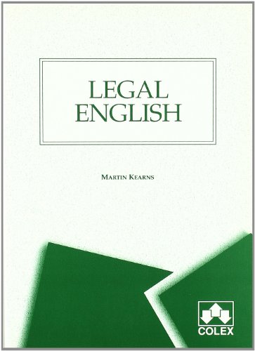 Stock image for LEGAL ENGLISH. for sale by Iridium_Books