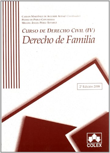 Imagen de archivo de Curso de derecho civil iv 2 ed.dcho.Martinez De Aguirre Aldaz, Carlo a la venta por Iridium_Books