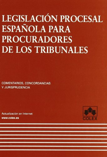 Stock image for Legislacin procesal espaola para procuradores de los tribunales for sale by medimops