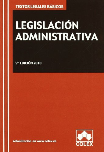 9788483422526: (9 ed.) legislacion administrativa (Textos Legales Basicos 10)