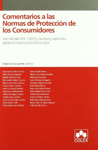 Beispielbild fr COMENTARIOS A LAS NORMAS DE PROTEC.CONSUMIDORES zum Verkauf von La Casa de los Libros